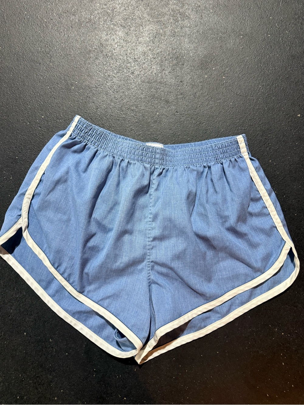Jockey Light Blue Athletic Shorts with White Trim